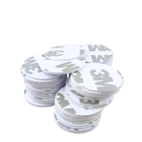 RFID T5577 액세스 제어 카드 NFC 스티커, 빈 재기록 가능 복제 복사 토큰, 원형 모양, PVC 소재, 125KHz, 25mm, 5 개, 10 개 4