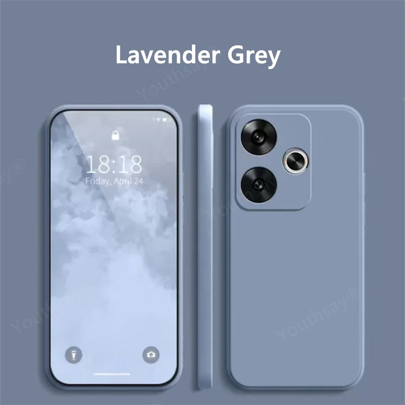 Premium Liquid Silicone Soft TPU Back Cover - Luxury Case