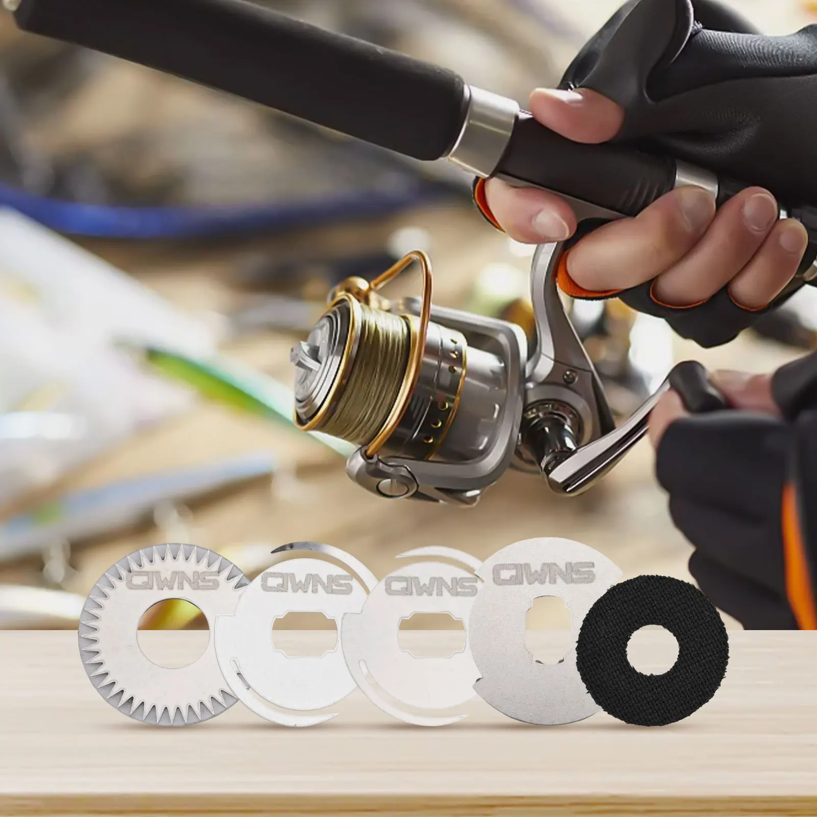 Fishing Equipment Maintenance Clicker Repair Kit Carbon Fiber Attachments Efficient Drag Repair Reliable Drag Control