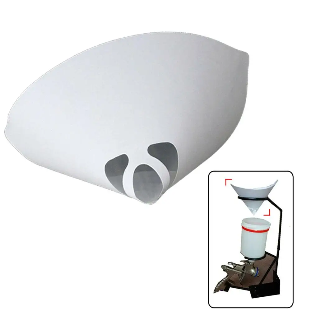 50pcs Mesh Conical Nylon Micron Paper Paint Strainer Filter Purifying Straining Cup Funnel Disposable Paper 100 Mesh Paint Filte