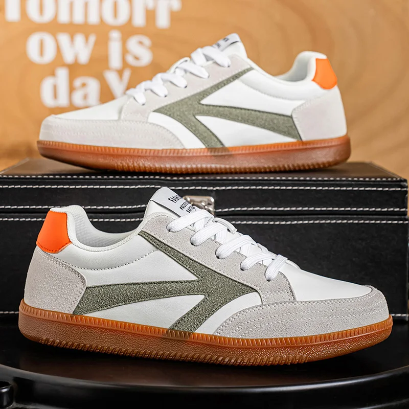 Men's Low-Top Casual Sports Shoes - Comfortable and Soft Fabric, Wear-Resistant, Non-Slip and Durable Soles, Comfortable Fitness Walking Shoes for All Seasons, Street Style, Lined Fabric Design, Sports and Leisure Dual Use