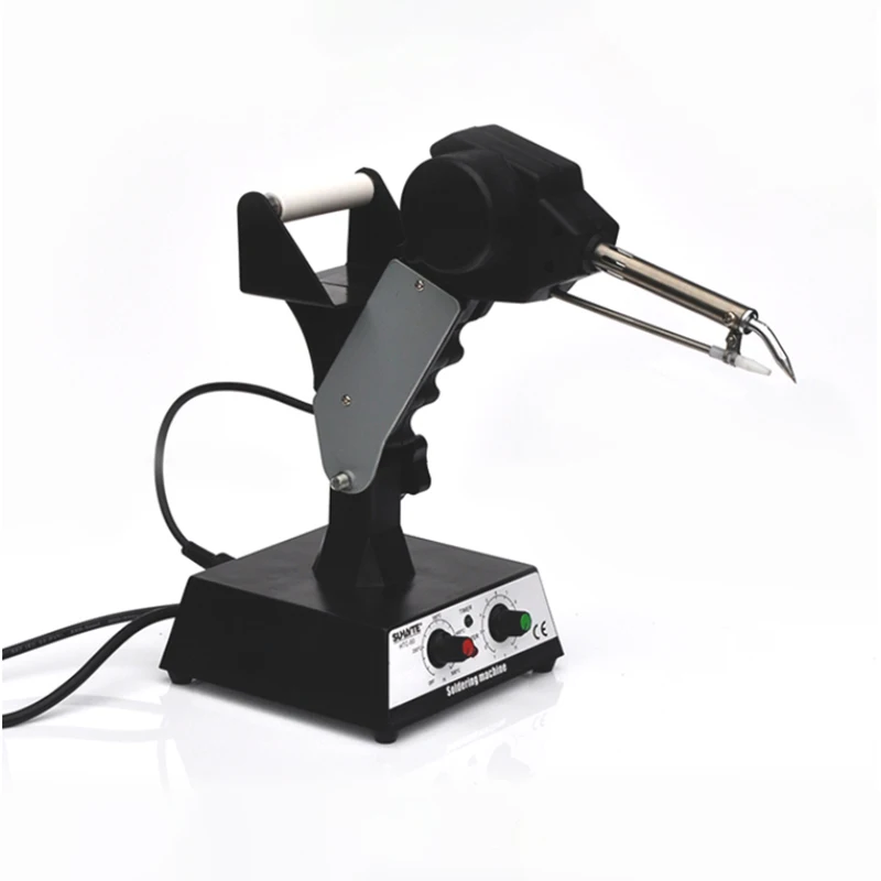 80W Adjustable constant temperature electric soldering iron foot pedal automatic soldering station spot welding machine