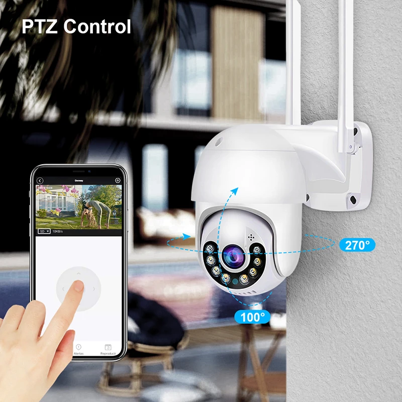 Ʈ  PTZ IP ī޶, 5   , ߿ ÷ Ʈ , AI ڵ     ī޶, 4K 8MP