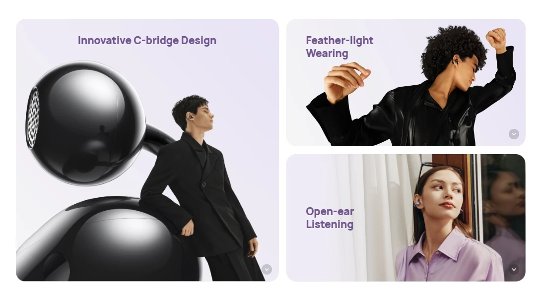 HUAWEI FreeClip Wireless Earbuds description image 2