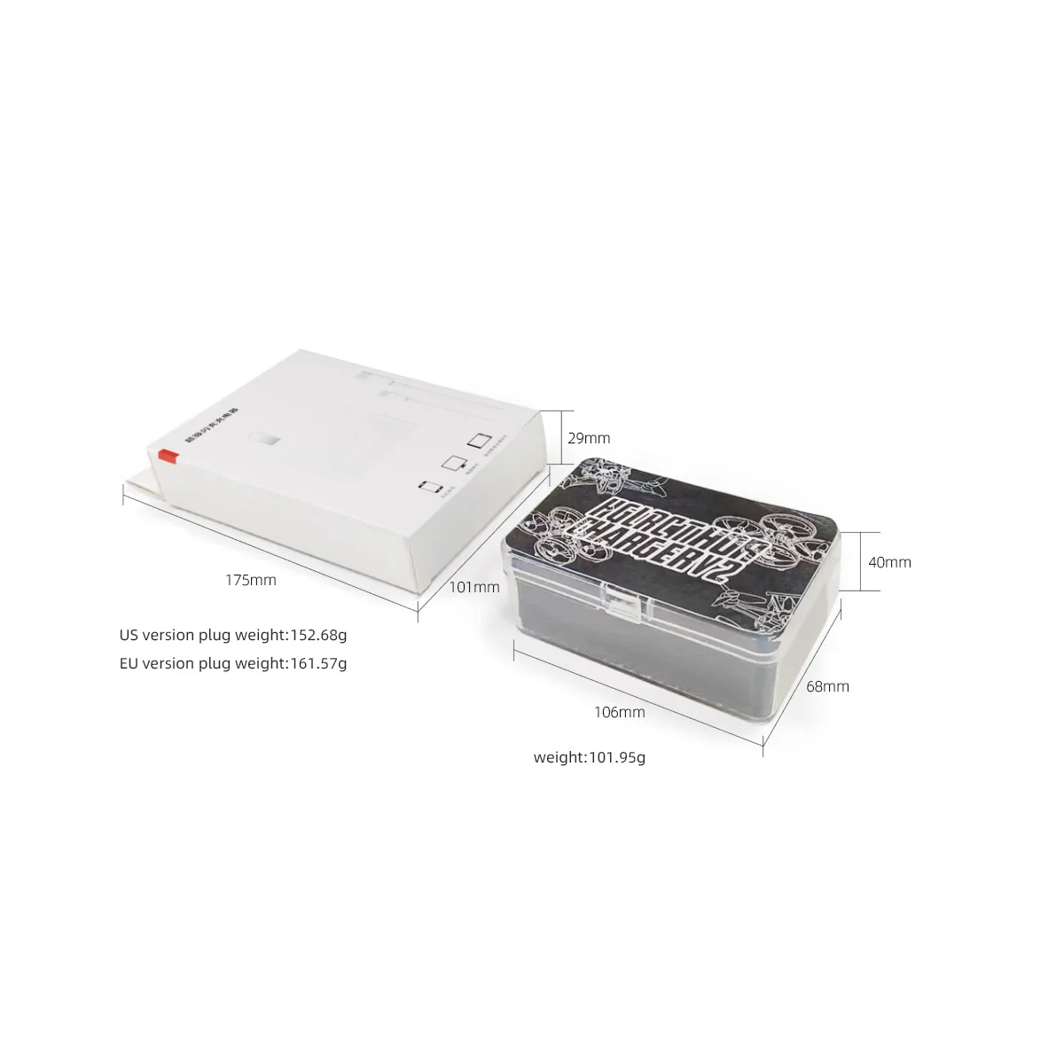 HGLRC Thor 1S Charger V2 6-way parallel charging board supports PH2.0 & MX2.0 & A30 & BT2.0 connector PD3.0 Type C 12V interface thumbnail 4