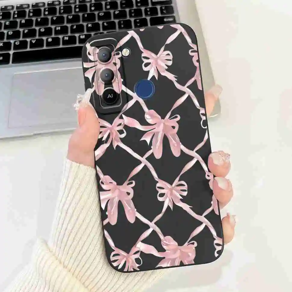 Tecno Pop 5 LTE Shockproof Painted Silicone Phone Case