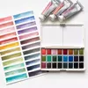 Holbein Artists' Watercolor Granulating Colors 24 Colors 1ml HWC Transparent acuarela Professional pigments supplies 2