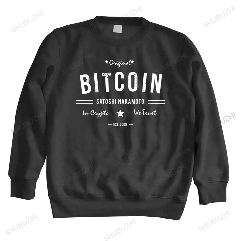 

homme cotton hoodie fashion spring autumn BITCOIN SATOSHI NAKAMOTO EST cotton sweatshirt for boys new arrived men brand hoodie