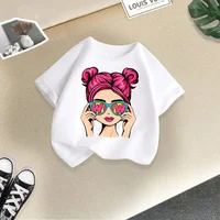 Children's Clothing New Toddler Summer Children's Short-Sleeved T-Shirt Boys And Girls Casual Tops Girls Fashion Summer Tide 1
