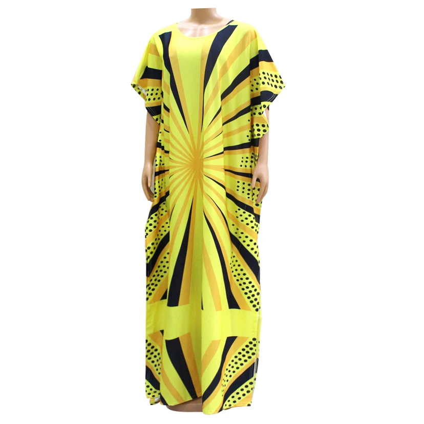 Random Mystery Blind Box Guaranteed Dresses For Women Cotton Fashion Print Maxi Dress African Lucky Box For Gift