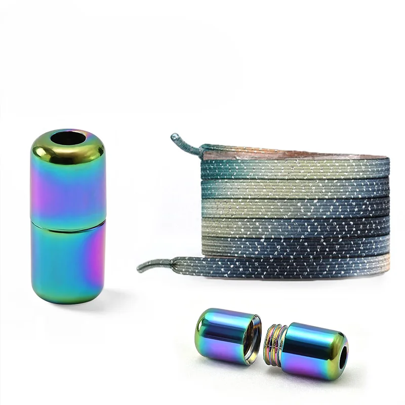 Sistema Chiusura Magnetica Scarpe Lacci Per Scarpe Elastici Magnetici Star Gifts - Sistema No Tie, Arcobaleno, Per Bambini E Adulti, Lunghi 100cm - Foto 3