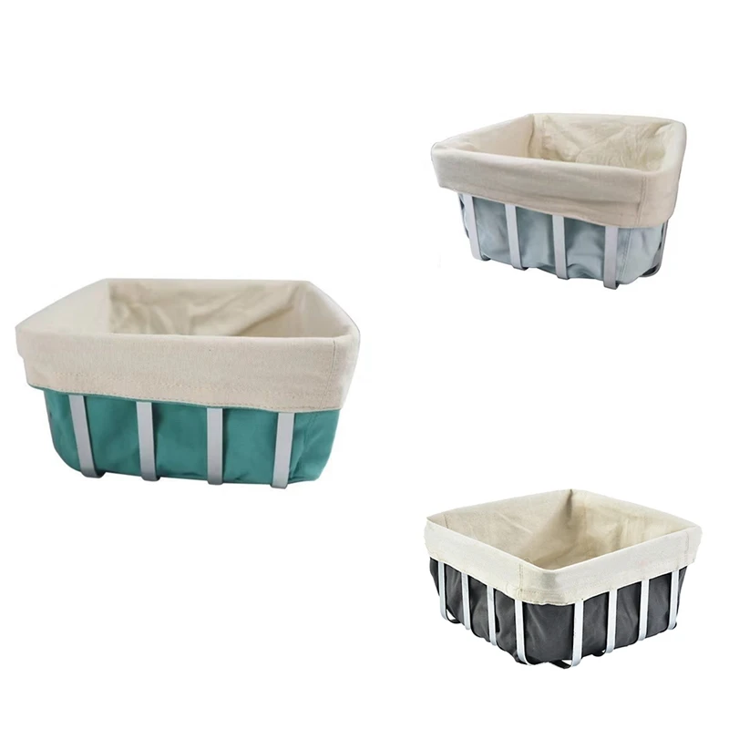 Metal Bread Basket, Bread And Fruit Basket, Basket Brunch, Metal Basket With Removable C Durable