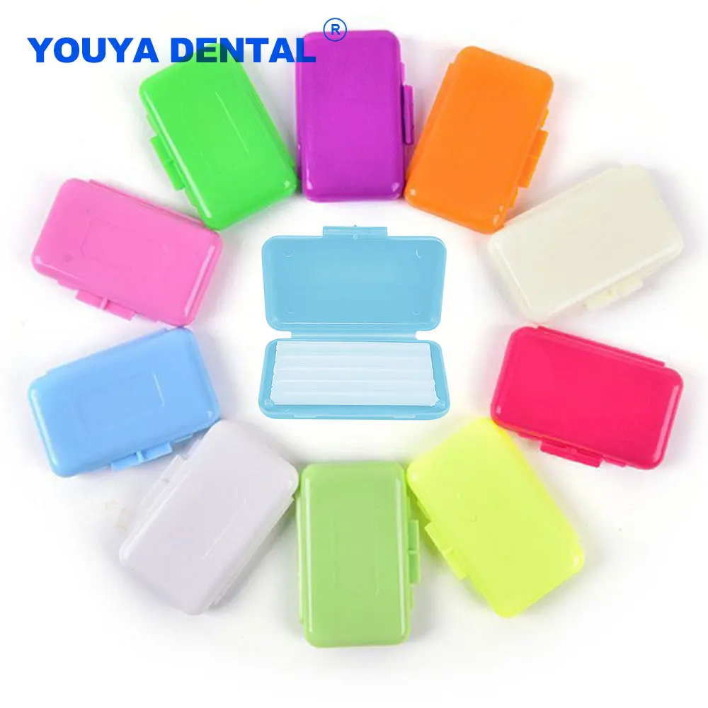 

50 Boxes Fruit Flavour Orthodontic Relief Wax Mix Scent For Braces Bracket Gum Irritation Ortho Wax Oral Hygiene Teeth Whitening