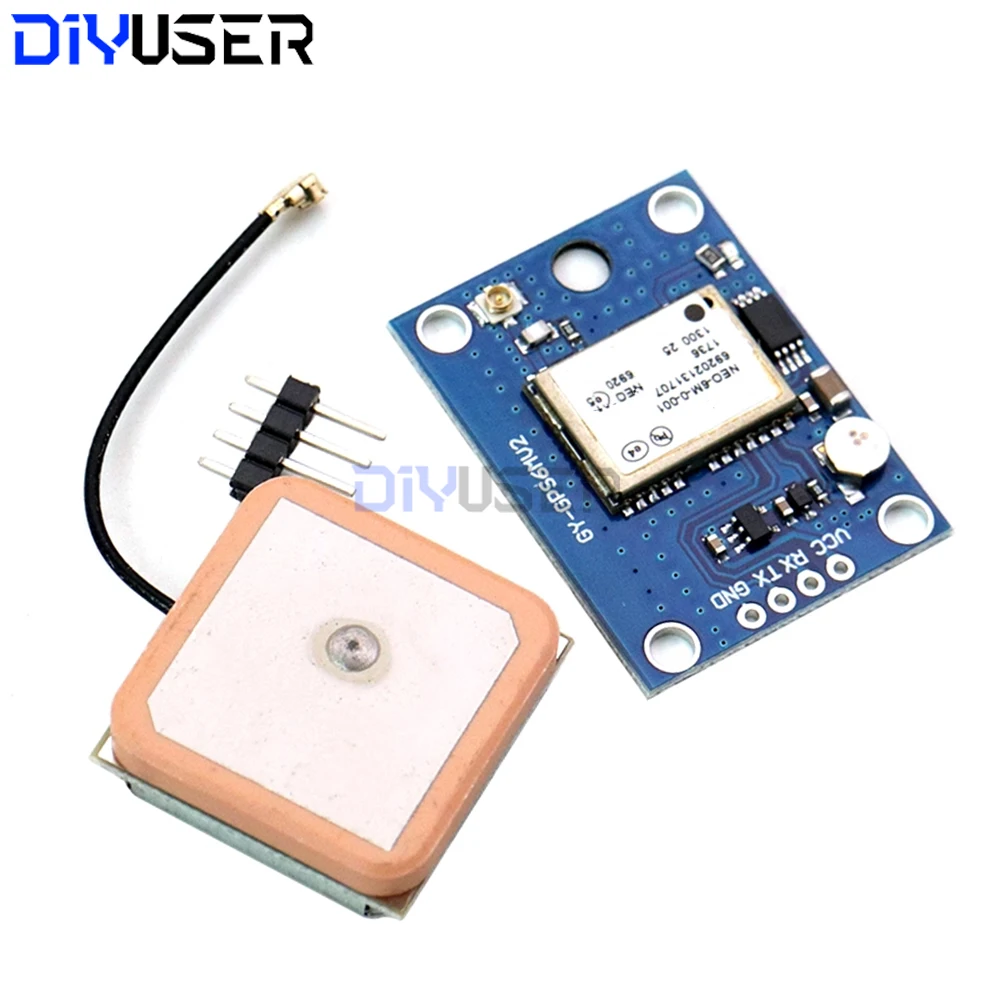 GPS modul NEO-6M GY-GPS6MV2 s keramickou anténou - Bezpečnostné osvetlenie