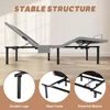 Adjustable Bed Frame Queen, Adjustable Bed Base with Massage, Zero Gravity Electric Bed with Wireless Remote, Head and Foot 4