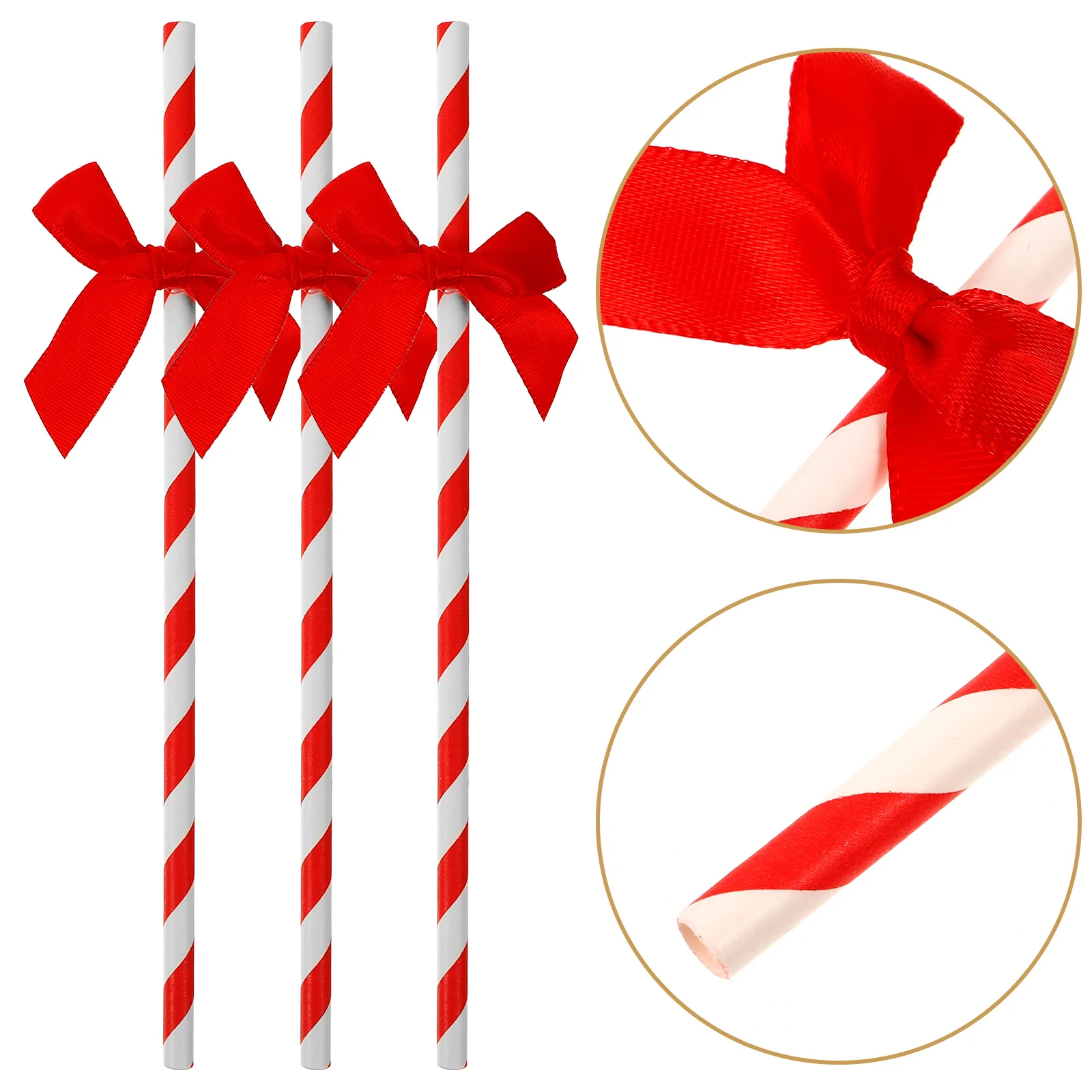 60 Pcs Straw Drinking Straws Hawaiian Party Supplies Fall Paper Cake Decorations Birthday Flexible