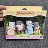 Original Sylvanian Families Anime Girl Persian Cat Family Series Figure Furniture Set Pvc Statue Model Doll Toys Gifts 2