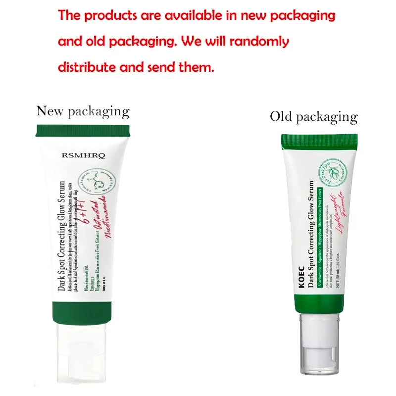 50ml Dark Spot Correcting Glow Serum Hydrating Soothing Brightening Even Skin Tone Improve Elasticity Niacinamide Squalane 4