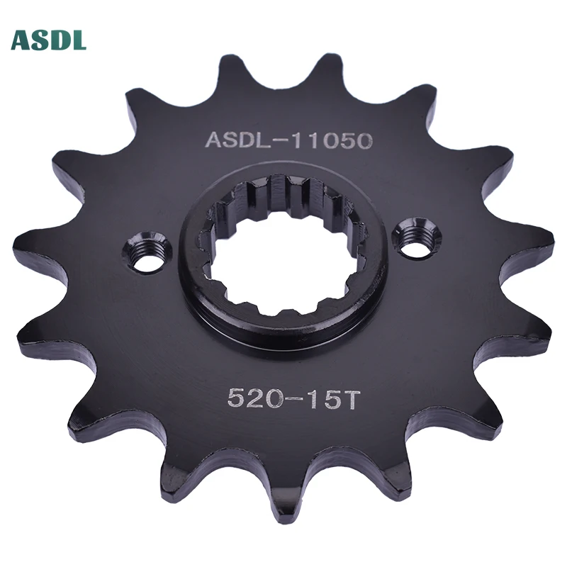520 15T 15 Tooth Motorcycle Front Sprocket Gear Wheel For For Yamaha Road XT660 XT660X Super Motard 660 1D2 10S XT 660 X 04-15