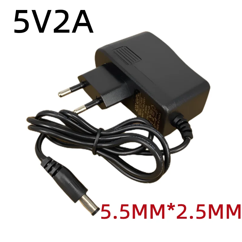 1pcs 5v 2a power adapter 5V2A AC/DC adaptor power supply charger 2000mA DC 5.5mm x 2.1mm