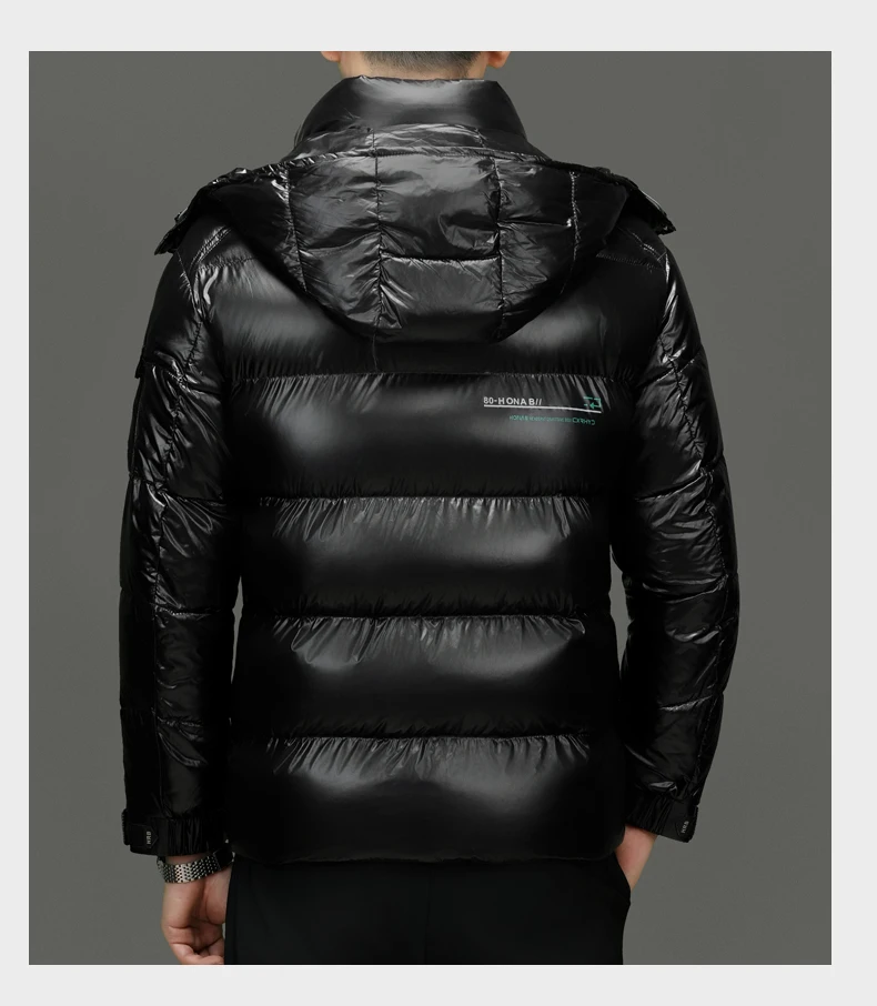 Lässige, helle, mit Kapuze und Baumwolle gefütterte Jacken 2025, Winter-Streetwear, warme und winddichte, lockere Parkas, dicke Top-Mäntel für Jugendliche – Detail 13