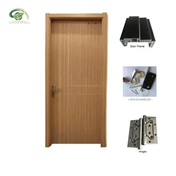 Timber door leaf hotel entrance doors 5