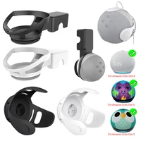 Smart Speaker Support Base Holder Wall Mount Bracket Reserved Charging Port Cable Storage Organizer for Amazon Echo Dot 5/4