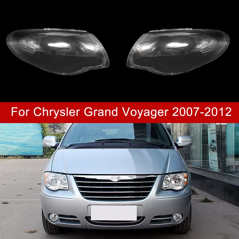 

For Chrysler Grand Voyager 2007 - 2012 Car Accessories Headlight Lens Cover Headlamp Shell Transparent Lampshade Plexiglass