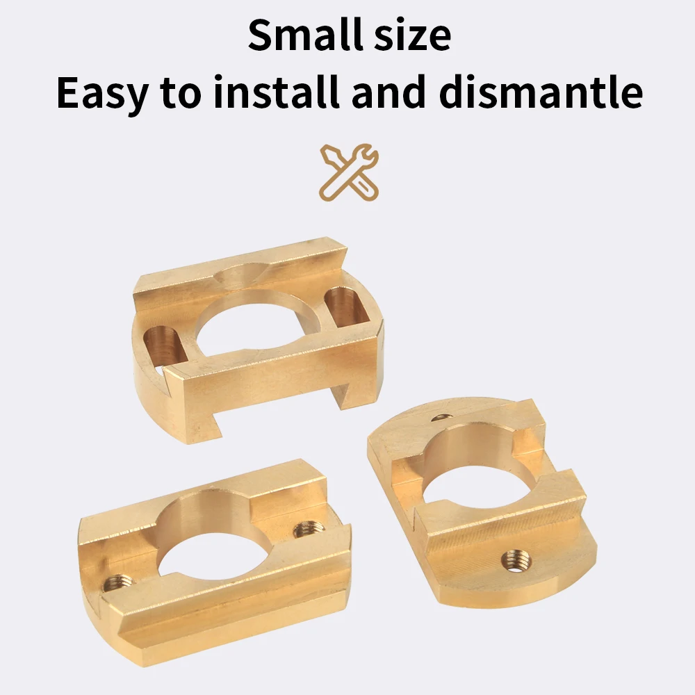 Oldham Acoplamento Ender v2 Cr10 Cr10s Pro t8 Parafuso Acoplador Z-eixo mm Latão Chumbo Parafuso Cama Quente para Peças de Impressora 3d 3dsway 18 mm - Imagem 6