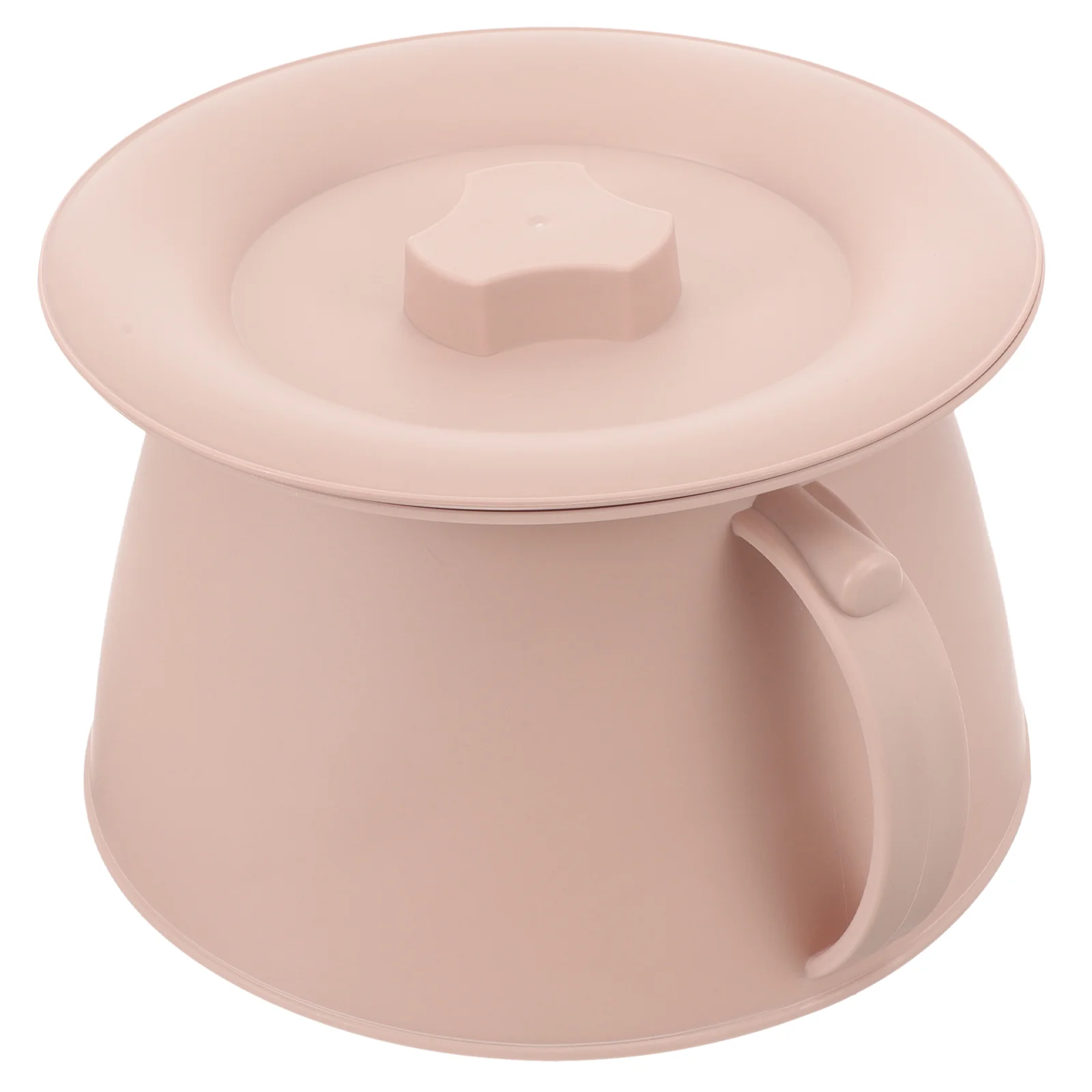 

Plastic Bedpan Bedside Urinal Bottle Handle And Cover Urinal Toilet Night Urine Jug Urine Container Pot Adults Car Travel