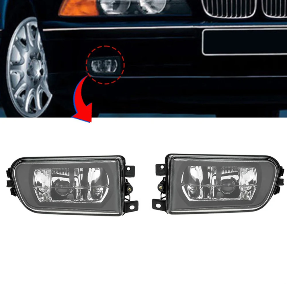 

2 шт., комплект противотуманных фар для переднего бампера E39 Z3 1995-1998 ABS