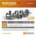 Per 1200, Albero Motore (Om611, Om646, De22, Euro 3, Euro 3, Euro 4, Dovme Steel) W202.