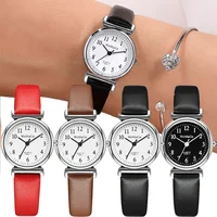 Women Watches Vintage Small Dial Watch Sweet Leather Strap Casual Ladies Quartz Clock Wrist Watches 1