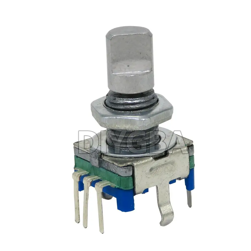10-Pack Rotary Encoder Set with Adjustable Handle Length and Caps