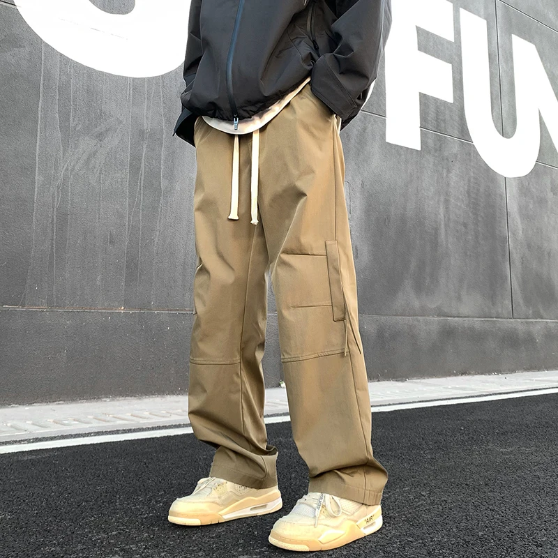 

LAPPSTER-Youth Y2k Streetwear Waterproof Gym Cargo Pants Casual Vintage Joggers Men Korean Fashions Baggy Sweat Pants Sweatpants