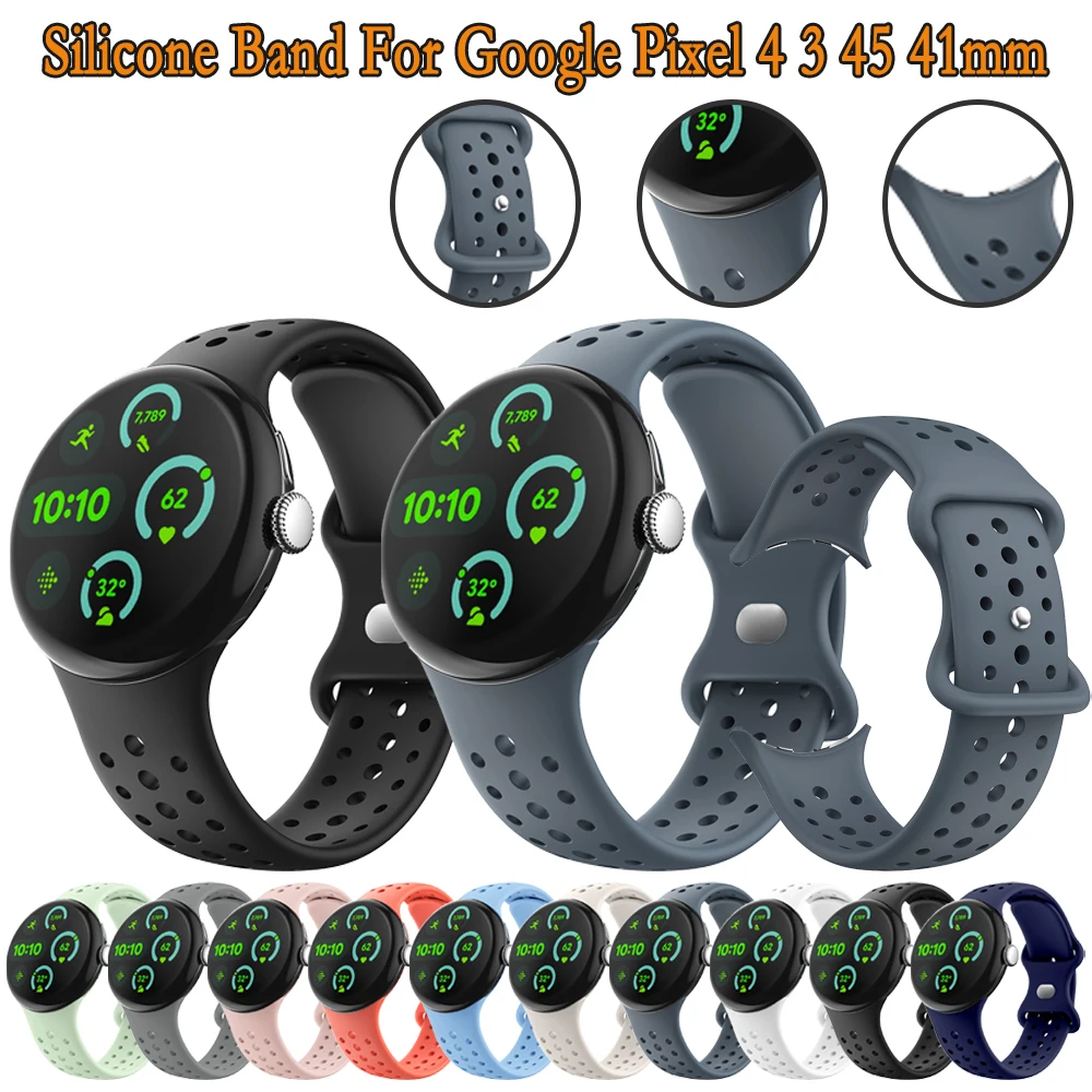 Breathable Adjustable Silicone Sport Wristband