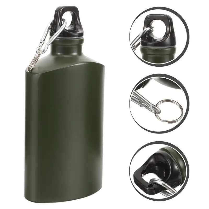 Cantimplora militar portátil resistente al desgaste, botella de agua
