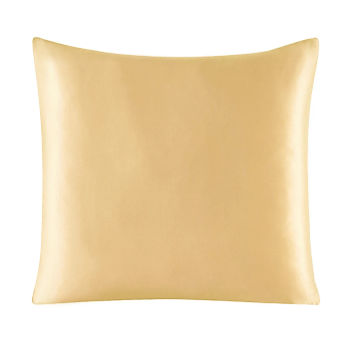 Luxurious Pure Silk Pillowcase with Zipper - Solid Multicolor, Various Sizes