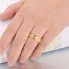 Freeteeme Vintage Roman Numbers 6mm Width Ring Wedding Fashion Stainless Steel Couple Rings for Woman Men Jewelry Birthday Gifts 5