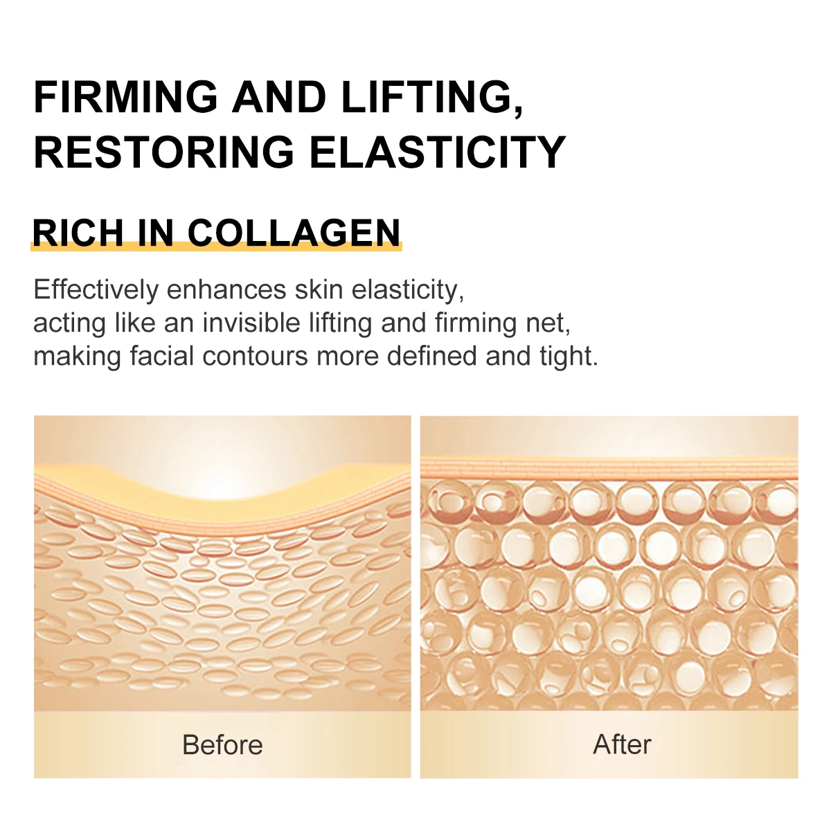 Collagen Face Serum Anti Wrinkle Whitening Hyaluronic Acid Serum Lifting Firming Anti Aging Facial Skin Care Beauty Cosmetics 4