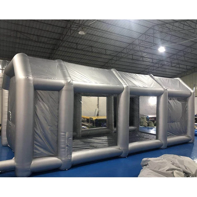 Automobile Giant Inflatable Car Workstation Spray Paint Booth Tan Spray