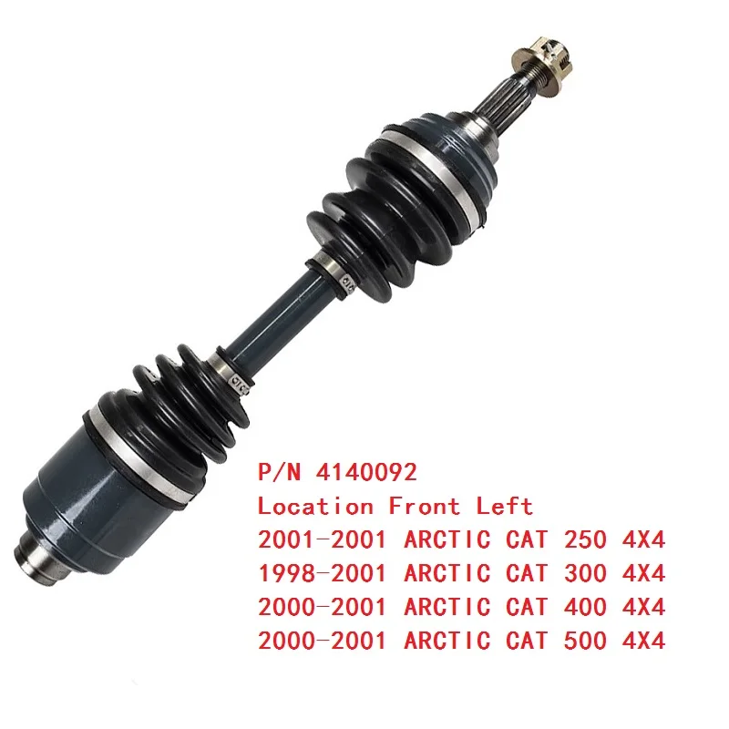2006 2007 2008 4x4 Outboard CV Boot Kit Details about Arctic Cat 400