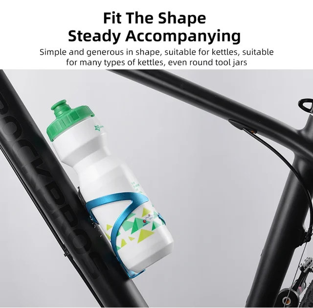 ROCKBROS Aluminum Alloy Bike Kettle Built-in Cup Mountain Bicycle Bottle Holder Ultra Lightweight Cycling Accessories 자전거 악세사리 4