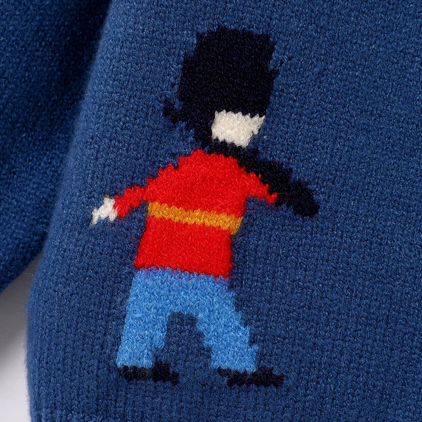Knit Sweater PatPat Medium Thick School Style Boys' Solid Sweater with Secret Button Casual/Outdoor Solid color Soft and Comfortable