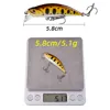 5Pcs 5.8cm 5.1g Pesca Jerkbait Lure Sinking Minnow Fishing Lures Hard Bait Black Minnow Wobbler Fishing Tackle 4
