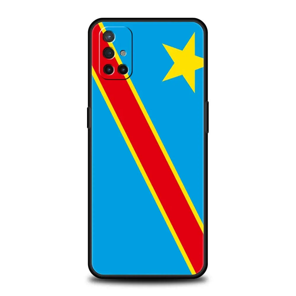 Congo Flag Soft Black Phone Case