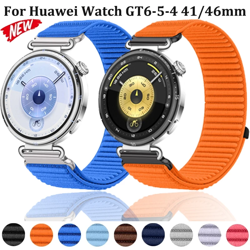Comfortable Breathable Nylon Watch Strap, 18/20/22mm Adjustable Wristband
