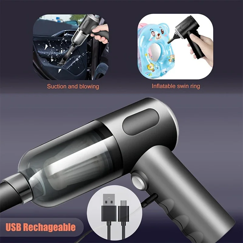 690000Pa Wireless Car Vacuum 2 Hours Quick Charge Wet Dry Dual-use Cleaner Cordless Handheld High-power Vacuum Cleaner 2026 1
