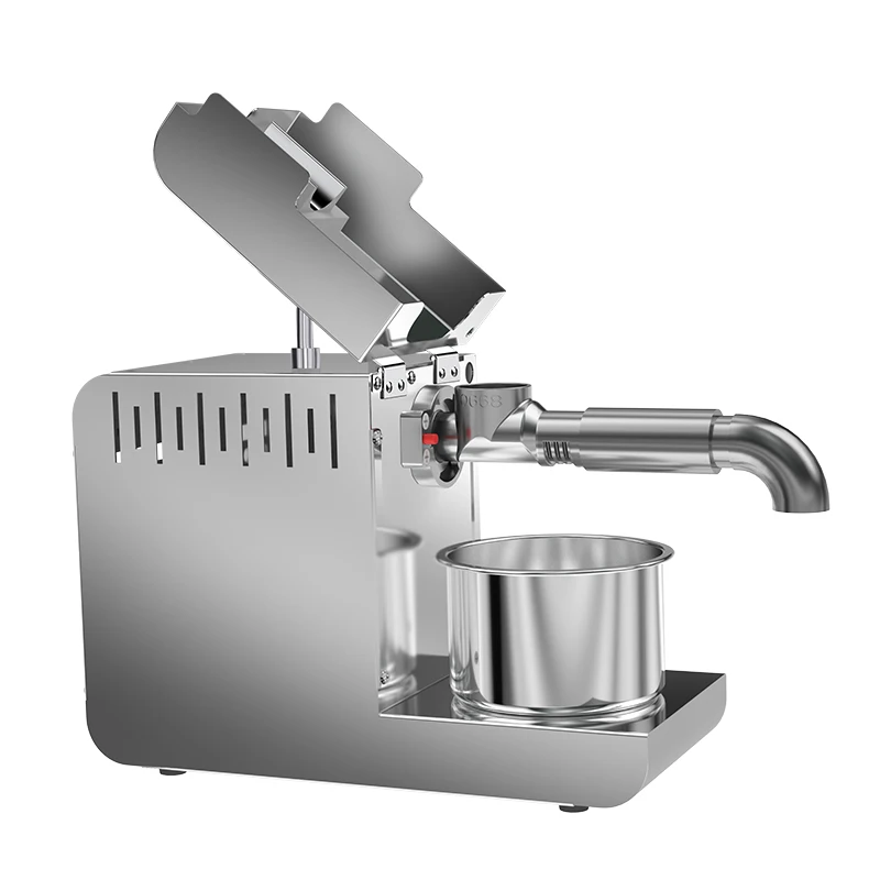 SUNZ  Stainless steel  Household   Commercial Oil Press machine ,  Cold press  Linseed oil extrator  presser 6