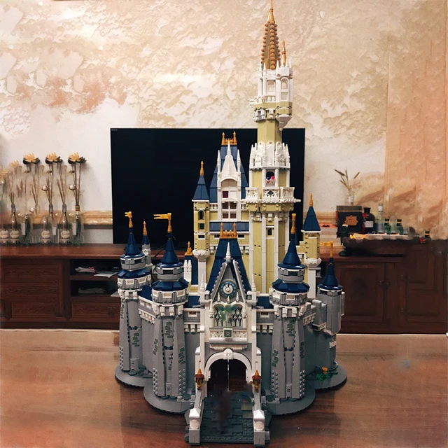 Stock Creative Girl Princess Fantasy Castle Bricks Set with Figures Compatible 71040 16008 Building Blocks Toys for Kids Gifts 2